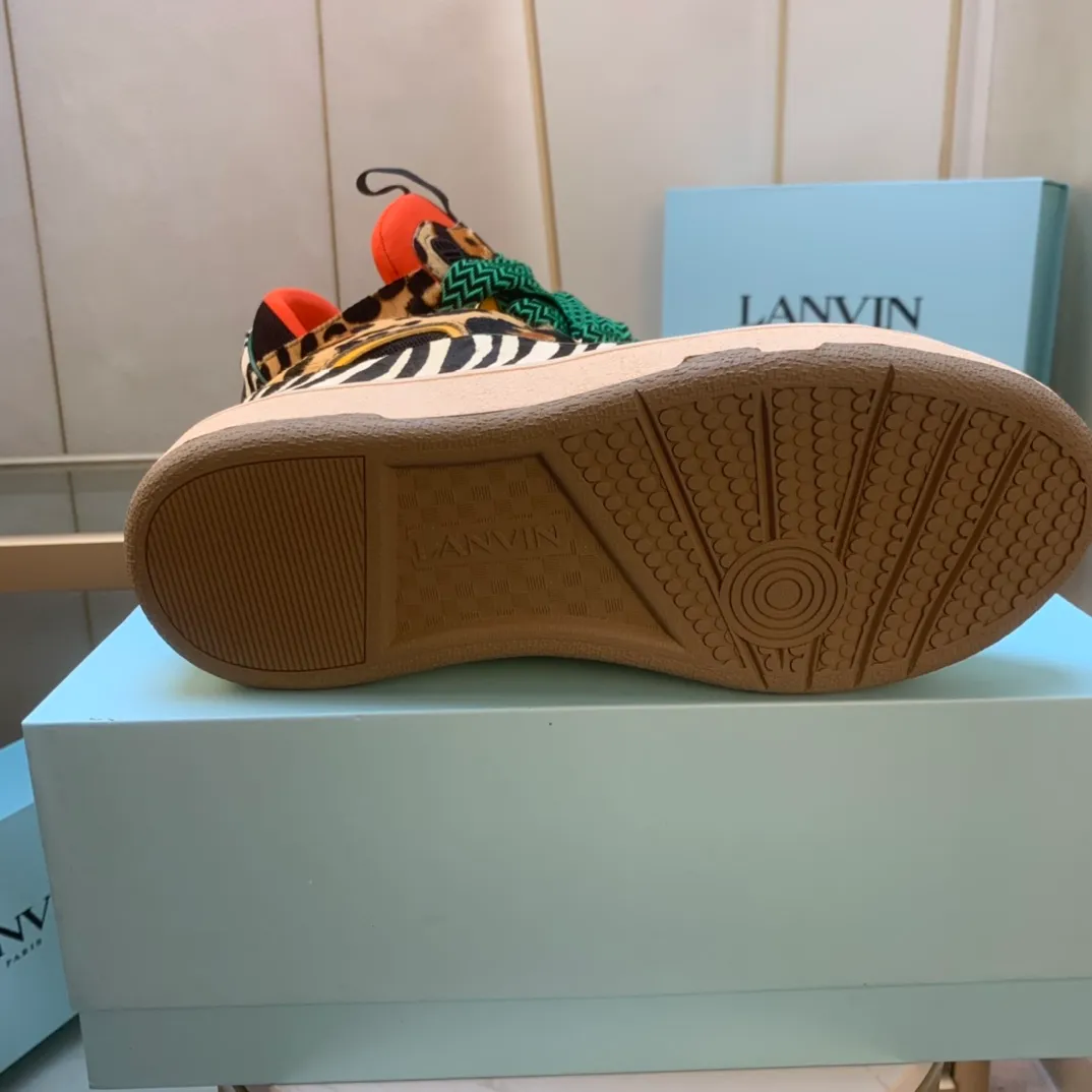 💰600. Lanvin LANVIN. 22 colors: nubuck fabric, breathable mesh, cowhide feet! Same style for men and women: sizes 35-46! High and low versions!